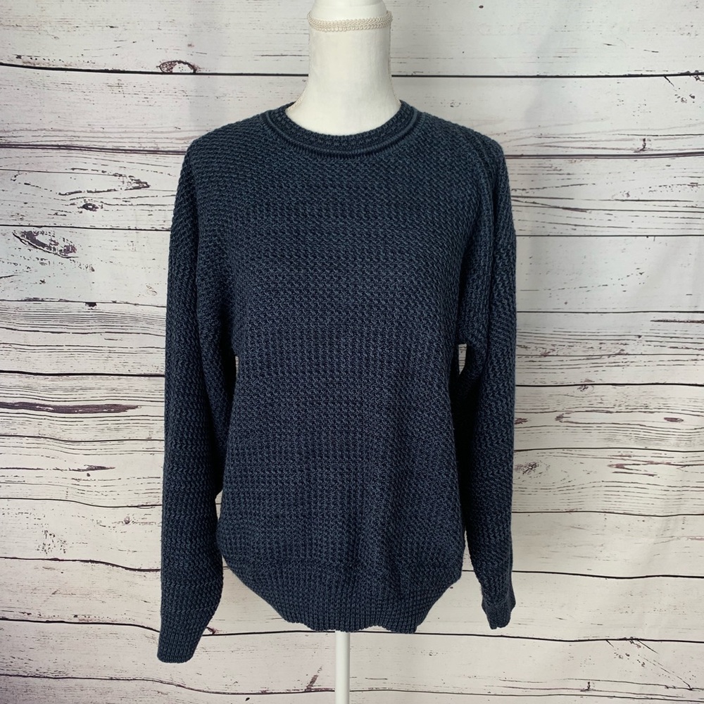 🌵David Taylor Men’s  PullOver Navy Chunky Sweater
